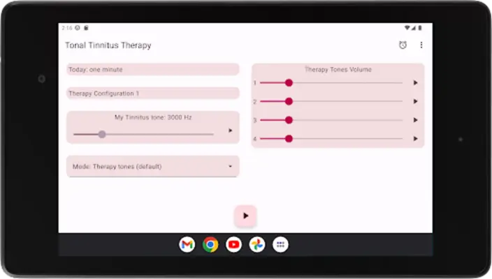 Tonal Tinnitus Therapy android App screenshot 10