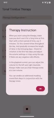 Tonal Tinnitus Therapy android App screenshot 13