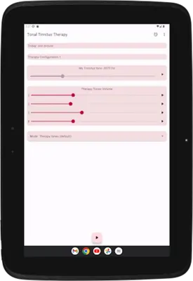Tonal Tinnitus Therapy android App screenshot 1