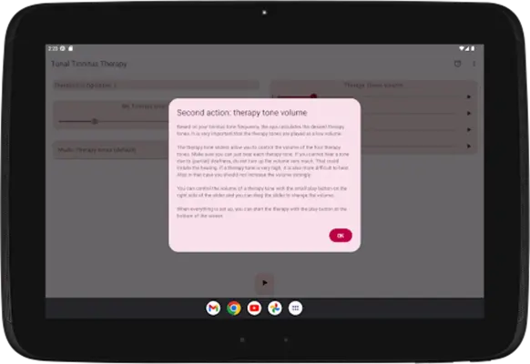 Tonal Tinnitus Therapy android App screenshot 3