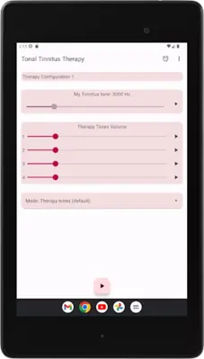 Tonal Tinnitus Therapy android App screenshot 8